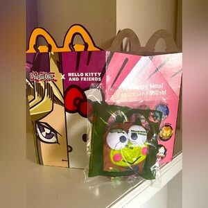 Yu-Gi-Oh x Sanrio Keroppi Kuriboh Plush McDonalds Happy Meal Toy NEW SEALED